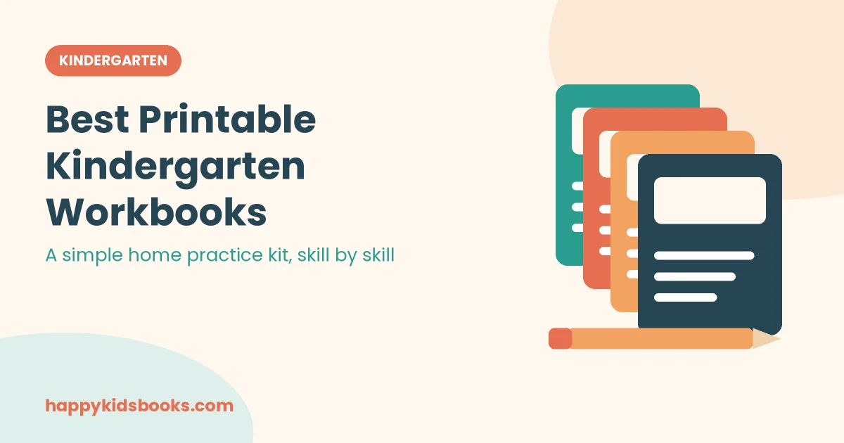 Best printable kindergarten workbooks for home practice