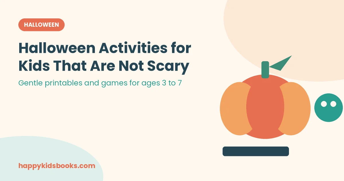 Not scary Halloween activities for young kids