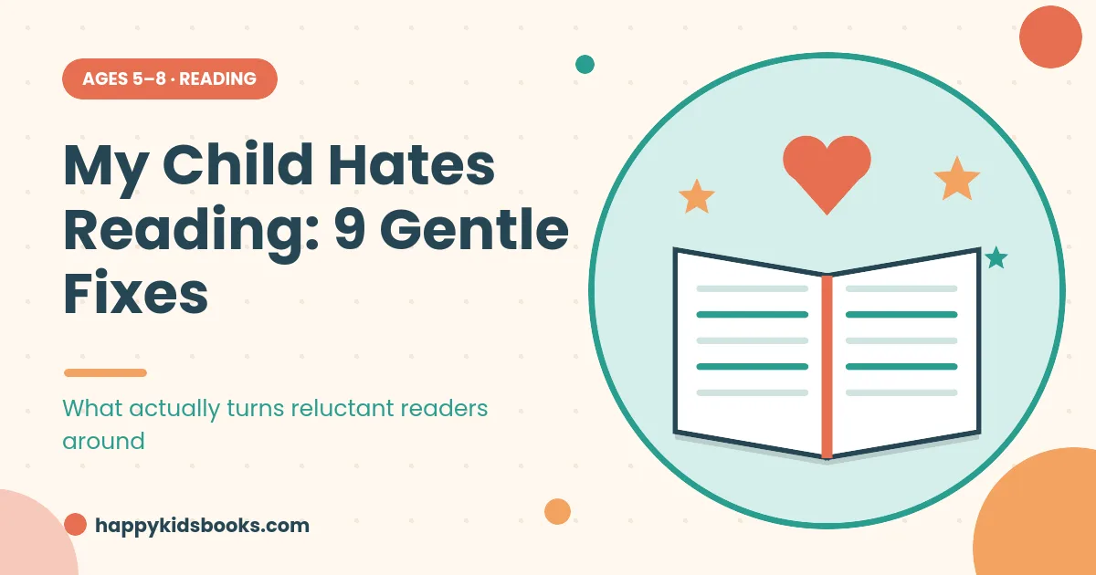 Tips for a child who hates reading