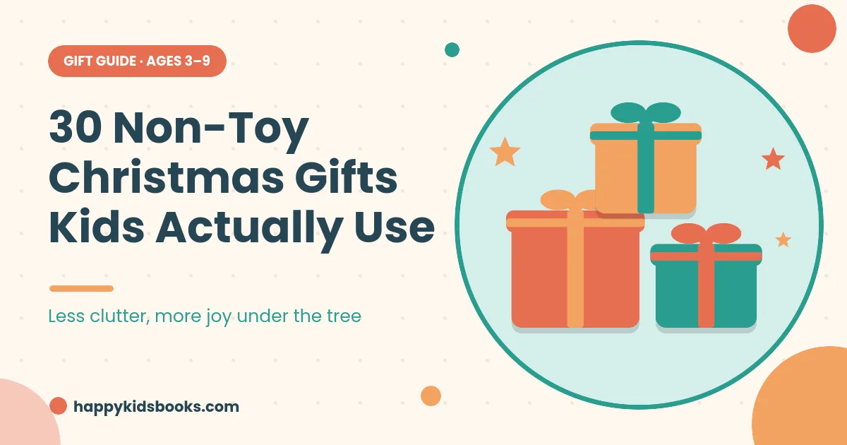 Non-toy Christmas gift ideas for kids