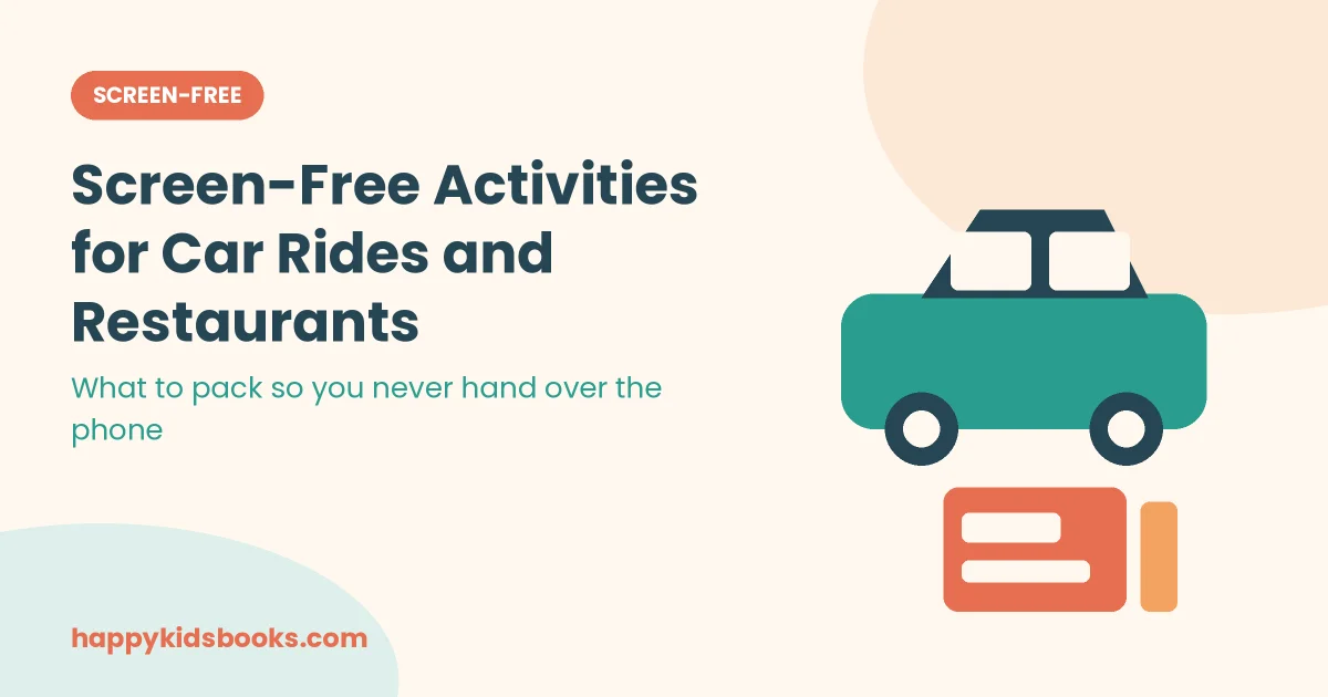 Screen-free printable activities for car rides and restaurants